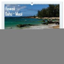 Hawaii – Oahu – Maui (hochwertiger Premium Wandkalender 2024 DIN A2 quer), Kunstdruck in Hochglanz von Hitzbleck,  Rolf-Dieter