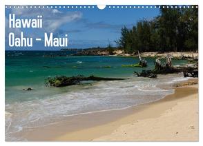 Hawaii – Oahu – Maui (Wandkalender 2024 DIN A3 quer), CALVENDO Monatskalender von Hitzbleck,  Rolf-Dieter