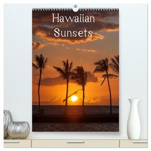 Hawaiian Sunsets (hochwertiger Premium Wandkalender 2024 DIN A2 hoch), Kunstdruck in Hochglanz von Hitzbleck,  Rolf-Dieter