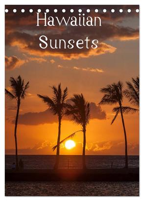 Hawaiian Sunsets (Tischkalender 2024 DIN A5 hoch), CALVENDO Monatskalender von Hitzbleck,  Rolf-Dieter