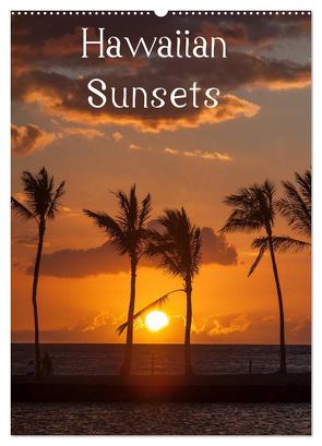 Hawaiian Sunsets (Wandkalender 2024 DIN A2 hoch), CALVENDO Monatskalender von Hitzbleck,  Rolf-Dieter