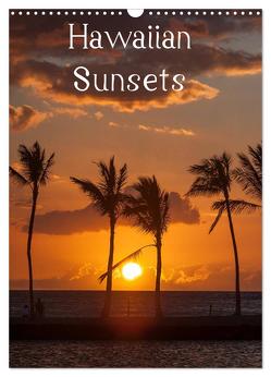 Hawaiian Sunsets (Wandkalender 2024 DIN A3 hoch), CALVENDO Monatskalender von Hitzbleck,  Rolf-Dieter