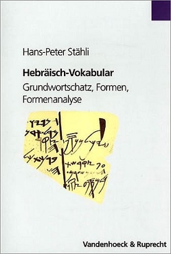 Hebräisch-Vokabular von Stähli,  Hans-Peter