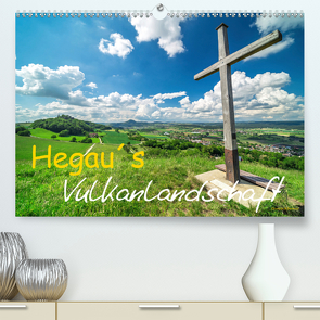 Hegau´s Vulkanlandschaft (Premium, hochwertiger DIN A2 Wandkalender 2020, Kunstdruck in Hochglanz) von Di Domenico,  Giuseppe