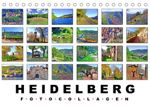 Heidelberg Fotocollagen (Tischkalender 2023 DIN A5 quer) von Liepke,  Claus