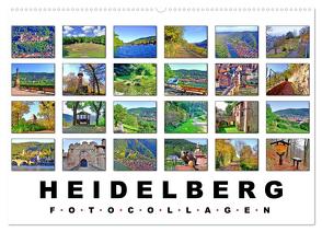 Heidelberg Fotocollagen (Wandkalender 2024 DIN A2 quer), CALVENDO Monatskalender von Liepke,  Claus