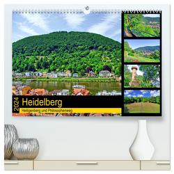 Heidelberg – Heiligenberg und Philosophenweg (hochwertiger Premium Wandkalender 2024 DIN A2 quer), Kunstdruck in Hochglanz von Liepke,  Claus
