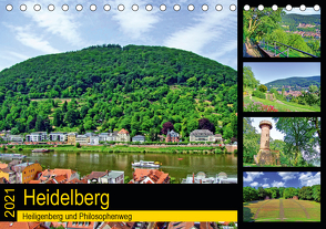 Heidelberg – Heiligenberg und Philosophenweg (Tischkalender 2021 DIN A5 quer) von Liepke,  Claus