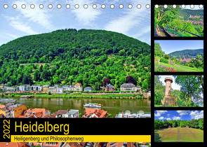 Heidelberg – Heiligenberg und Philosophenweg (Tischkalender 2022 DIN A5 quer) von Liepke,  Claus