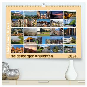 Heidelberg Views – Heidelberger Ansichten (hochwertiger Premium Wandkalender 2024 DIN A2 quer), Kunstdruck in Hochglanz von Seethaler Fotografie,  Thomas