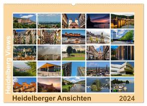 Heidelberg Views – Heidelberger Ansichten (Wandkalender 2024 DIN A2 quer), CALVENDO Monatskalender von Seethaler Fotografie,  Thomas