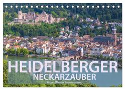 Heidelberger Neckarzauber (Tischkalender 2024 DIN A5 quer), CALVENDO Monatskalender von Wagner,  Hanna