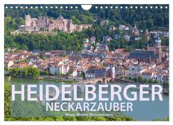 Heidelberger Neckarzauber (Wandkalender 2024 DIN A4 quer), CALVENDO Monatskalender von Wagner,  Hanna