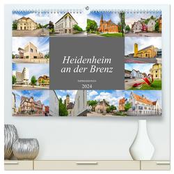 Heidenheim an der Brenz Impressionen (hochwertiger Premium Wandkalender 2024 DIN A2 quer), Kunstdruck in Hochglanz von Meutzner,  Dirk