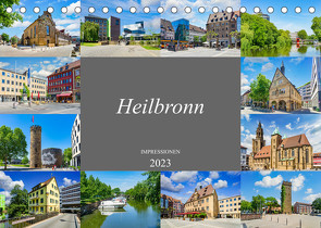 Heilbronn Impressionen (Tischkalender 2023 DIN A5 quer) von Meutzner,  Dirk