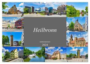 Heilbronn Impressionen (Wandkalender 2024 DIN A2 quer), CALVENDO Monatskalender von Meutzner,  Dirk