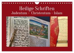 Heilige Schriften. Judentum, Christentum, Islam (Wandkalender 2024 DIN A4 quer), CALVENDO Monatskalender von Vorndran,  Hans-Georg