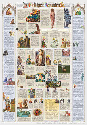 Heilige und ihre Legenden (Poster 70x100cm) von Doblies,  Dietwald