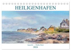 Heiligenhafenaquarelle (Tischkalender 2024 DIN A5 quer), CALVENDO Monatskalender von Meier,  Wiebke