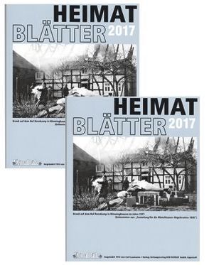 Heimatblätter 2017 von Fennenkötter,  Hans-Christoph, Laumanns,  Dr. Reinhard