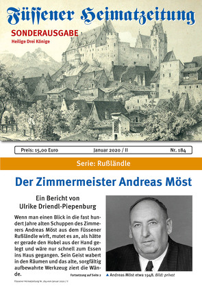 Heimatzeitung Nr. 184 von Heimatzeitungsverlag