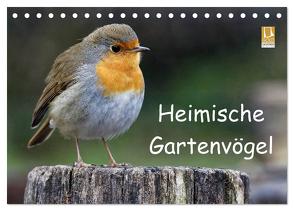 Heimische Gartenvögel (Tischkalender 2024 DIN A5 quer), CALVENDO Monatskalender von Wilczek,  Dieter