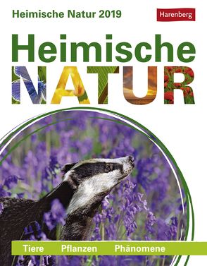 Heimische Natur – Kalender 2019 von Harenberg, Lingenhöhl,  Daniel, Lotz,  Brigitte, Schnober-Sen,  Martina, Trösch,  Thomas