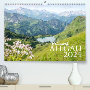 Heimweh Allgäu 2024 (Premium, hochwertiger DIN A2 Wandkalender 2024, Kunstdruck in Hochglanz) von Wandel,  Juliane