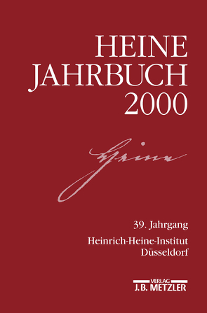 Heine-Jahrbuch 2000 von Kruse,  Joseph A