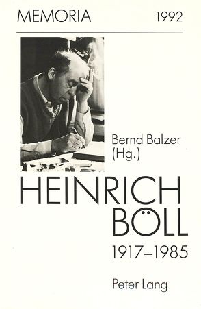 Heinrich Böll 1917-1985-Zum 75. Geburtstag von Balzer,  Bernd