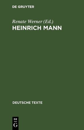 Heinrich Mann von Werner,  Renate