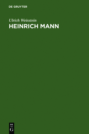 Heinrich Mann von Weisstein,  Ulrich