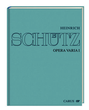 Heinrich Schütz: Opera varia I von Lauterwasser,  Helmut