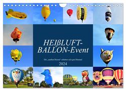 HEIßLUFT-BALLON-Event (Wandkalender 2024 DIN A4 quer), CALVENDO Monatskalender von Klünder,  Günther