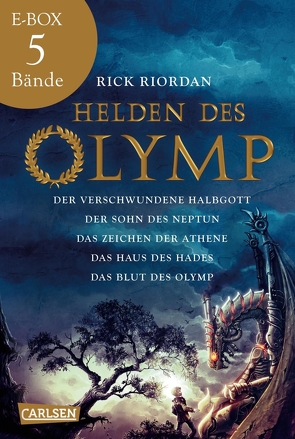 Helden des Olymp: Band 1-5 der spannenden Abenteuer-Serie in einer E-Box! von Haefs,  Gabriele, Riordan,  Rick