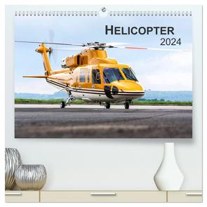 Helicopter 2024 (hochwertiger Premium Wandkalender 2024 DIN A2 quer), Kunstdruck in Hochglanz von Neubert,  Jens