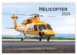 Helicopter 2024 (Tischkalender 2024 DIN A5 quer), CALVENDO Monatskalender von Neubert,  Jens