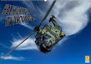Helikopter in Aktion (Wandkalender 2024 DIN A2 quer), CALVENDO Monatskalender von Engelke,  Björn