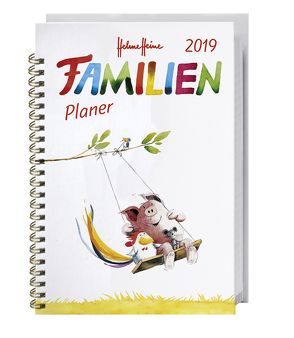Helme Heine Familienplaner Buch A6 – Kalender 2019 von Heine,  Helme, Heye