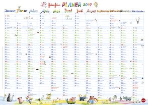 Helme Heine Posterplaner – Kalender 2019 von Heine,  Helme, Heye