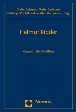 Helmut Ridder von Deiseroth,  Dieter, Derleder,  Peter, Koch,  Christoph, Steinmeier,  Frank-Walter