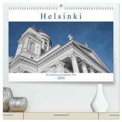 Helsinki – Die lebenswerteste Stadt der Welt (hochwertiger Premium Wandkalender 2024 DIN A2 quer), Kunstdruck in Hochglanz von Härlein,  Peter