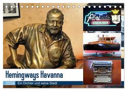 Hemingways Havanna – Ein Dichter und seine Stadt (Tischkalender 2024 DIN A5 quer), CALVENDO Monatskalender von von Loewis of Menar,  Henning