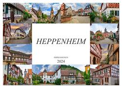 Heppenheim Impressionen (Wandkalender 2024 DIN A2 quer), CALVENDO Monatskalender von Meutzner,  Dirk