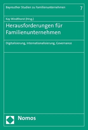 Herausforderungen für Familienunternehmen von Windthorst,  Kay