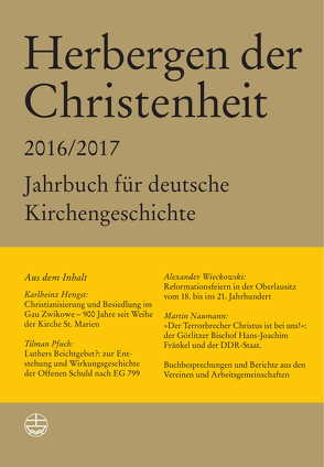 Herbergen der Christenheit 2016/2017 von Hein,  Markus, Wieckowski,  Alexander