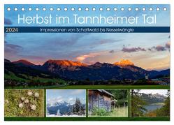 Herbst im Tannheimer Tal – Impressionen von Schattwald bis Nesselwängle (Tischkalender 2024 DIN A5 quer), CALVENDO Monatskalender von Eisold,  Hanns-Peter