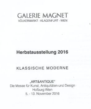 Herbstausstellung 2016 von Magnet,  Karin, Magnet,  Wilfried