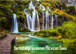 Herbstimpressionen Plitvicer SeenAT-Version (Wandkalender 2021 DIN A2 quer) von Kaufmann,  Franz