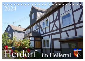 Herdorf im Hellertal (Tischkalender 2024 DIN A5 quer), CALVENDO Monatskalender von Behner,  Markus